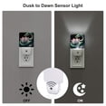 thumbnail image 3 of Honeii Snake Holding A Lotus Print LED Night Light with Light Sensor, Night Lights Plug Into Wall,Ideal for Bedrooms and Hallways-US, 3 of 7