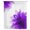 Purple, variant on Blue Bohemian Sheer Curtains 108" Extra Long, Boho Modern Floral Abstract Ombre White Light Filering Curtains, Privacy Drapes Simi Floor to Veiling Curtain for Living Room Bedroom Window Treatment
