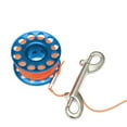 thumbnail image 1 of relayinert Spool Finger Reel Diving Reels Satety Sausage Lifeline Anchor Rope Winding Retractable Holder With Double Ended Hook Blue, 1 of 6