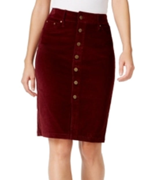 red denim skirt size 16