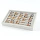 thumbnail image 1 of Fiudx Bandeja para Exhibir Joyas, Elegante Organizador de Anillos de Terciopelo, Caja de Almacenamiento Compacta con 50 Compartimentos, Elegante Joyero, Organizador para El Hogar, Regalo para Ella, T, 1 of 5