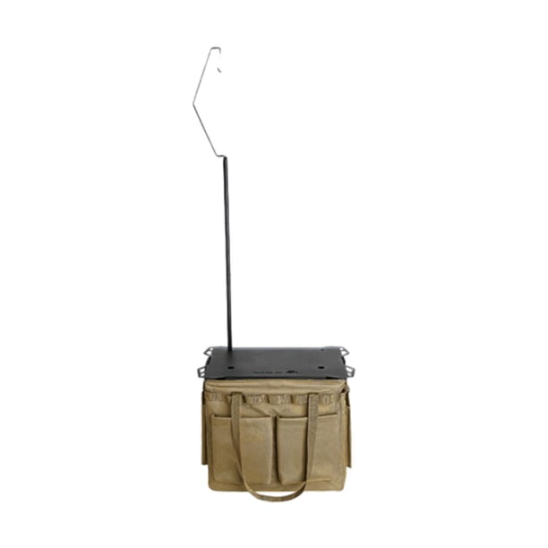 Bolsa de herramientas Gloria para acampar resistente al agua con múltiples bolsillos caqui