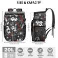 thumbnail image 3 of Football Game Day Backpack Cooler, Leakproof Insulated Bag for Athletes and Sports Lovers, 3 of 5