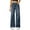 Navy, variant on Women's High Waisted Wide Leg Jeans, Stretchy Denim Pants with Comfortable Baggy Fit, Fashion Casual Trouser for Everyday Wear and Versatile Outfit Combinations Black L