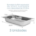 thumbnail image 4 of Servidor de buffet triple Elite Gourmet EWM-6171 #, 7.5 cuar Elite Gourmet EWM6171B, 4 of 5