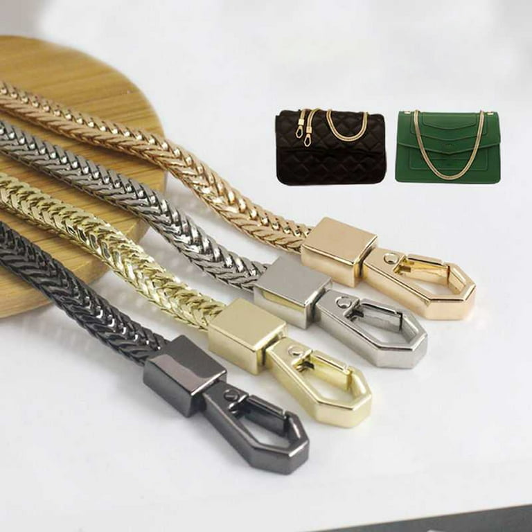 Chicmine Bag Shoulder Strap Long Snap Hook Clip Black/Golden
