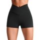 thumbnail image 1 of Shorts CRZ YOGA Butterluxe de tiro alto con diseño cruzado 7.5 cm, 1 of 5