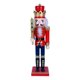 thumbnail image 5 of Cascanueces Marioneta Adorno de Regalo Coleccionable Escultura Tradicional para Temática Rojo, 5 of 7