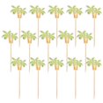 thumbnail image 4 of 20pcs Green Coconut Tree Bamboo Toothpicks for Cake and Appetizers Sturdy Disposable Design, 4 of 5