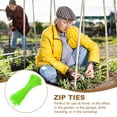 thumbnail image 4 of Uxcell Zip Ties Plastic Cable Ties, Self-Locking Wire Zip Tie Fit for Home Garden Office Workshop Travel Light Green 4 Inch, 4 of 7