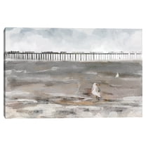 Along the Pier by Studio Arts Canvas Art Print