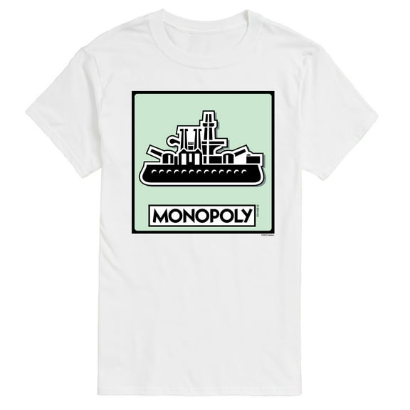 Monopoly - Ship Game Token - Men's Short Sleeve Graphic T-Shirt