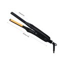 thumbnail image 2 of Professional Mini Hair Straightener Curler 2 In 1 Flat Iron Small Thin Plate Men women Short,Long Hair Straightening Curling Styling Tools Orange, 2 of 5