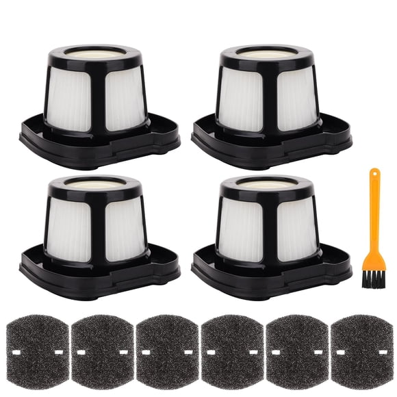 Filtres à Vide 2284W pour Gommes à Poils d'Animaux Bissell Modèles d'Aspirateur à Main 2284W, 2390A, 2390, 2389, 2579, Remplace la Pièce N° 1614212 1614203 1614204 (4 Remplacements)