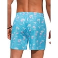 thumbnail image 2 of sogami Mens Swim Trunks With Mesh Liner Quick Dry Board Shorts Men's Beach Swimsuit, 2 of 5
