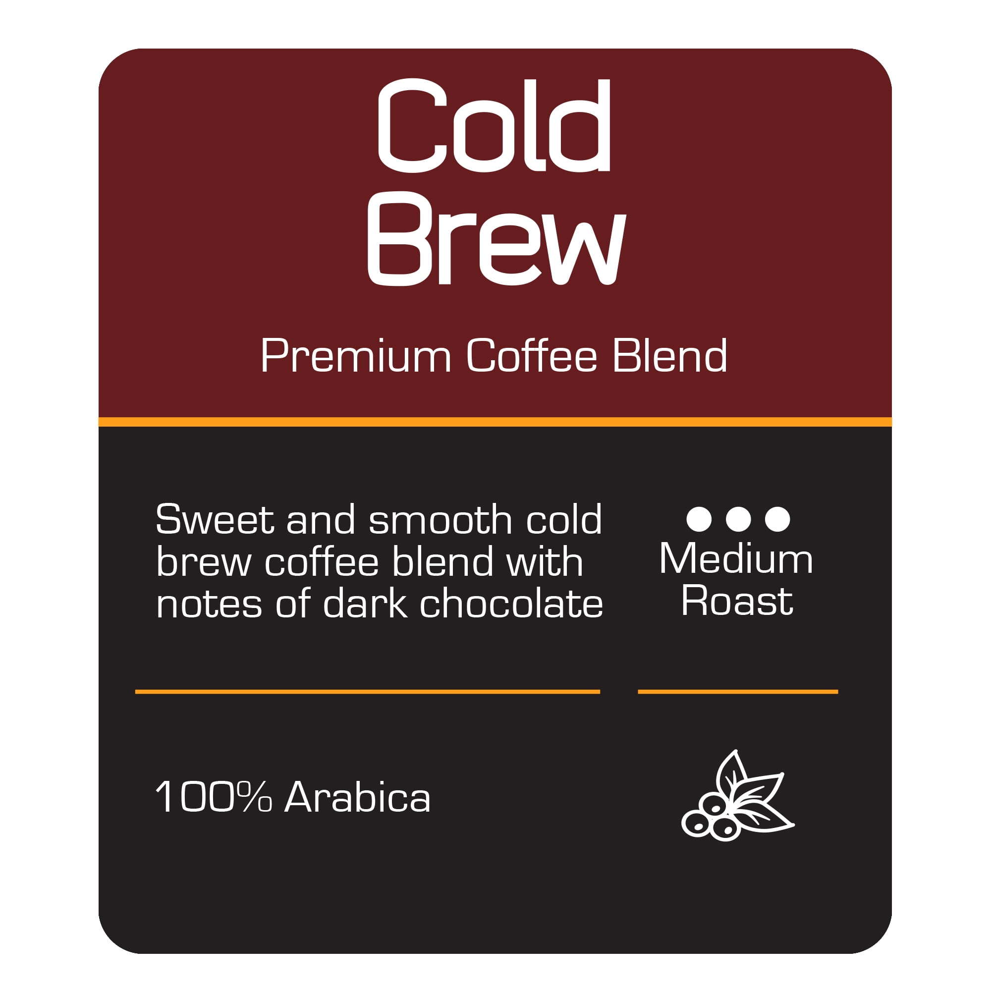 Roast Ridge Ground Cold Brew Coffee Blend, Medium Roast, 2 lb
