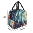 thumbnail image 3 of Vsdgher Western Style Bald Eagle Lunch Bag, Lunch Box for Women Adult Men, Lunch Tote Insulated Cooler Lunch Container for Work/Office/Picnic/Travel, 3 of 8