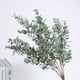 thumbnail image 2 of 2 tallos de eucalipto artificiales, hojas de eucalipto artificiales, suministros para arreglos florales, 2 of 8