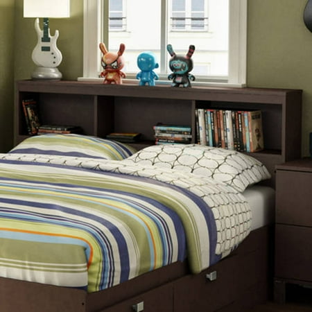 South Shore Spark Full 54" Bookcase Headboard, Multiple Finishes