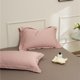 thumbnail image 1 of Xiao Hua 1 funda de almohada de algodón de fibra larga. Comienza tu noche de ensueño con esta cómoda y transpirable funda de almohada de 48 x 74 cm (rosa claro)., 1 of 5