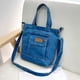 thumbnail image 3 of Bolso de hombro para mujer Bolso de mano elegante de gran capacidad para la escuela de compras en la playa, 3 of 9