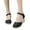 Black, variant on Womens Wedge Sandals Summer Espadrille Heel Platform Closed Toe Casual Walking Shoes Beige Size 8