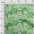 thumbnail image 2 of oneOone Silk Tabby Light Green Fabric Sea Shells Ocean Fabric For Sewing Printed Craft Fabric By The Yard 42 Inch Wide, 2 of 4