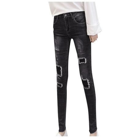 Leadmall Women Denim Jeans