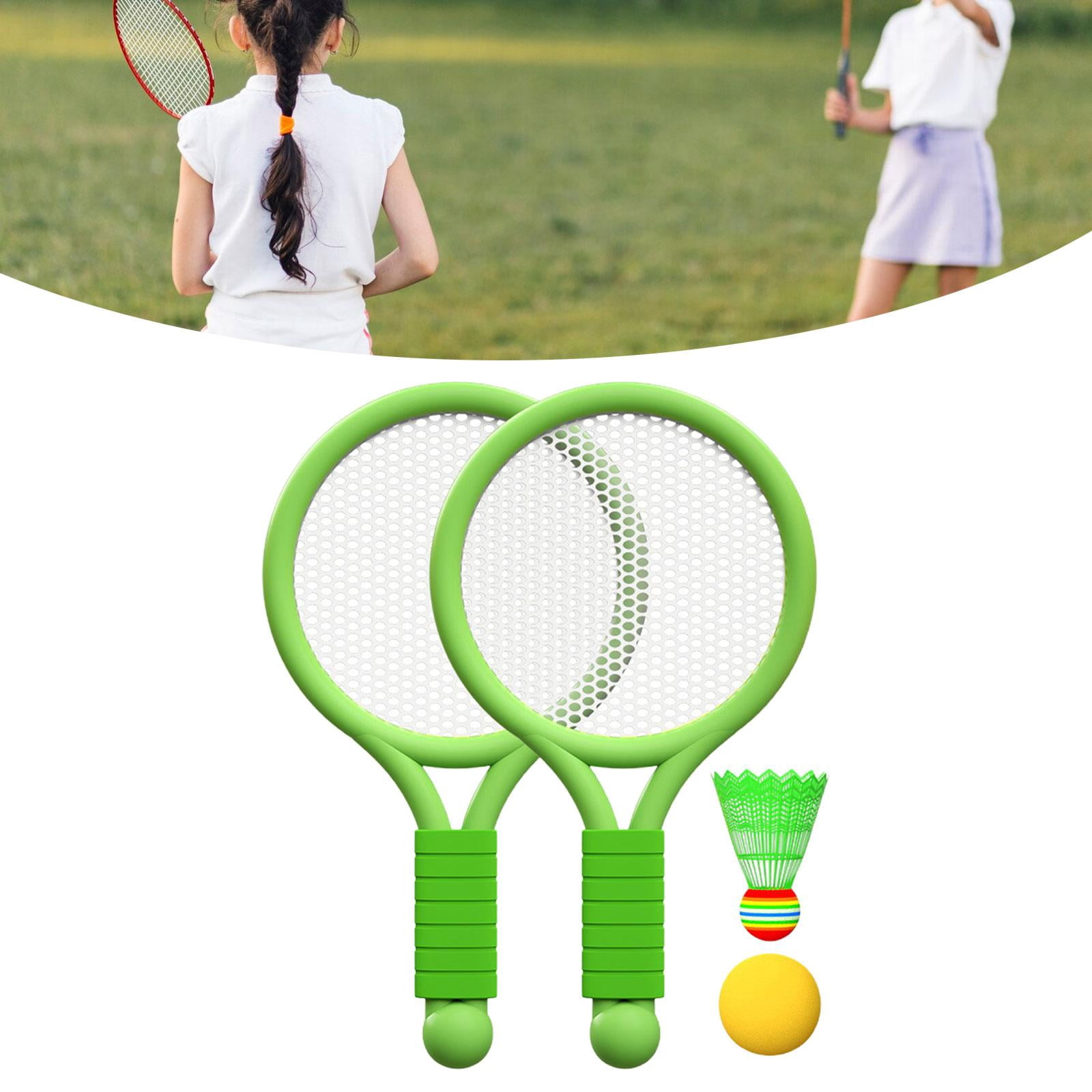 GARENDE Children Badminton Tennis Set Tennis Racket for Kids for Yard Girls Backyard Green