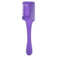 thumbnail image 2 of Linyer Hairdressing Comb with Handle Dual Purpose Double-Sided Multi-purpose Hair Thinner Men Hair-shaving Accessories Barber Trimmer Purple, 2 of 5