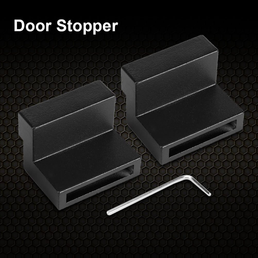HERCHR 1 Pair of Zinc Alloy Door Stopper Replacement Part for Sliding