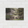 thumbnail image 3 of Luxe Metal Art 'Old Stone Barn and Bridge' by Lori Deiter, Metal Wall Art, 16"x12", 3 of 9