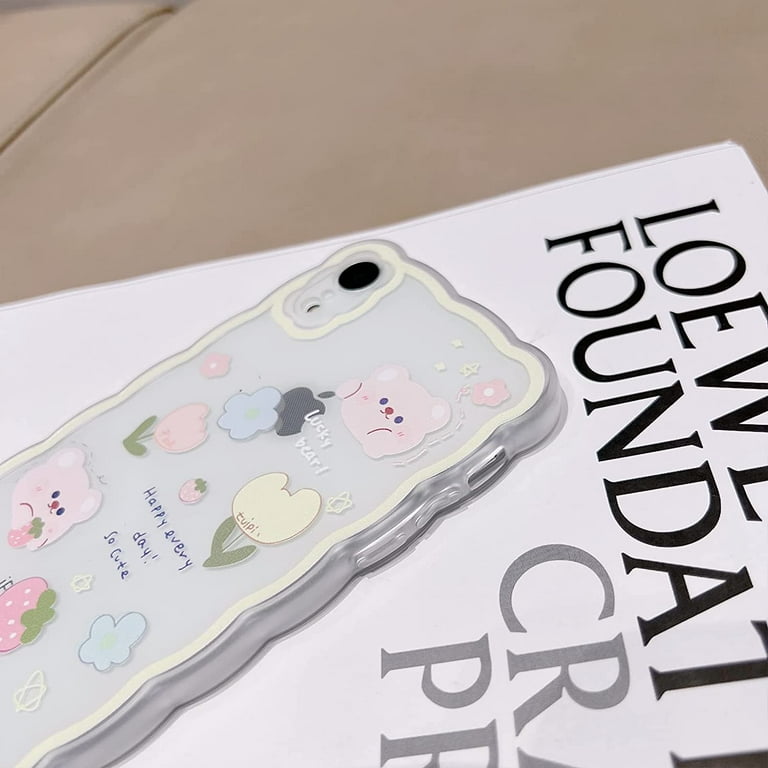 Compatible with iPhone XR Case Cute Cartoon Floral Butterfly