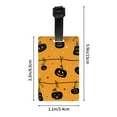 thumbnail image 4 of PAYOHTO Luggage Tags for Suitcases Halloween Cute Pumpkins PVC Lable for Travel Bag, 4 of 7