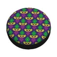 thumbnail image 2 of Kdxio Spare Tire Cover for RV Trailer, Waterproof Wheel Cover,Camper Spare Tire Cover Fit for Rv SUV Truck Travel Trailer 16 inch-Mardi Gras Carnival3, 2 of 8