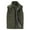 Army Green, variant on UTTOASFAY Men Couples Zip Outdoor Winter Warm Sport Vest Sleeveless Pockets Jacket Coat Blue XL