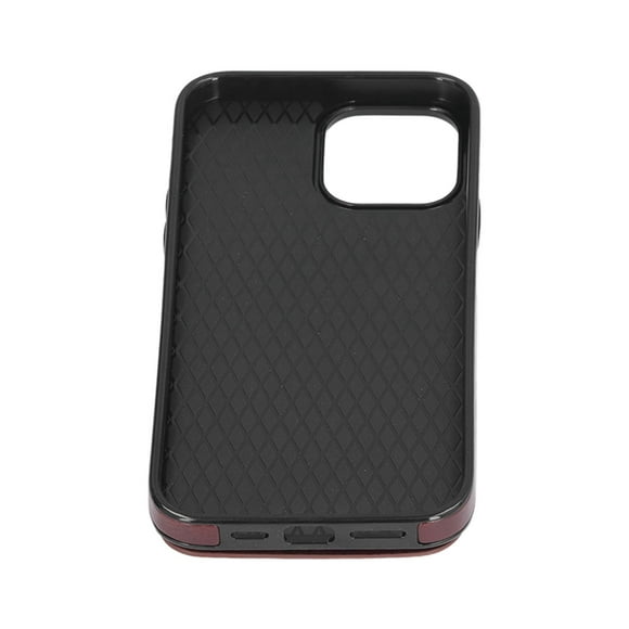 Funda de Cuero de Cuero Caso de Cuero Billetera de la Caja del Teléfono Con la Tarjeta de Crédito para 13 Pro Max 6.7 pulgadas