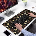 thumbnail image 2 of Long Mouse Pads for Desk,Happy Dog and Footprints Desk Mats on Top Of Desks, Desk Mouse Pad Extra Large with 3mm Non-Slip Base and Stitched Edge for Gaming,Office,Work,Home 31.5"x15.7", 2 of 6