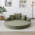 thumbnail image 5 of Jopath 2 in 1 Convertible Sofa Bed,Oversized Corduroy Upholstered Boneless Couch,Loveseat Sleeper with Pull Out Bed for Living Room Bedroom Lounge,No Assembly Required,Green, 5 of 11