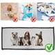 thumbnail image 4 of Puerta de seguridad extensible para perros, puerta retráctil para mascotas, barrera para mascotas, barrera para perros, puerta para escaleras, puerta mágica para perros (L-180 * 75), 4 of 5