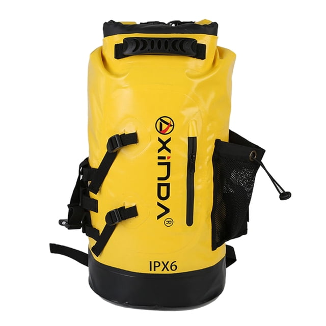 Bolsa seca impermeable: bolsa de compresión de seca mantiene sec kayak, pya, rafting, canotaje, senderismo, acampada y pe Amarillo Sunnimix Mochila seca impermeable