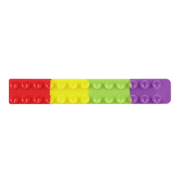 Silicona Succión Squishy Toy Toy Strel Relief Mano Juguetes Adultos Inicio Regalos Boys Girls Fiesta Favoritos Preescolar Educativo Rainbow Inevent FN009961-04