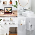 thumbnail image 5 of 4 Pack Small Wall Shelf, 4'' Acrylic Wall Shelves Display Ledges for Storage & Decoration, Small Floating Shelf for Wall with 2 Types of Installation (Adhesive or Screw), 5 of 5