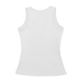 thumbnail image 4 of Youmylove Tank Top For Women Elegant Solid Color Sleeveless V Neck Knit Ribbed Top Casual Summer Tank Blouse Loose Fit Tunic Blouse, 4 of 7