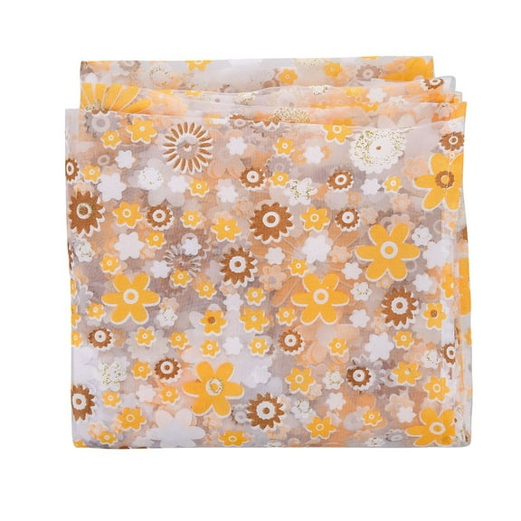 Midsumdr Shower Curtain Liner Print Floral Voile Door Sheer Window Curtains Room Curtain Divider 100X200CM Bathroom Accessories on Clearance