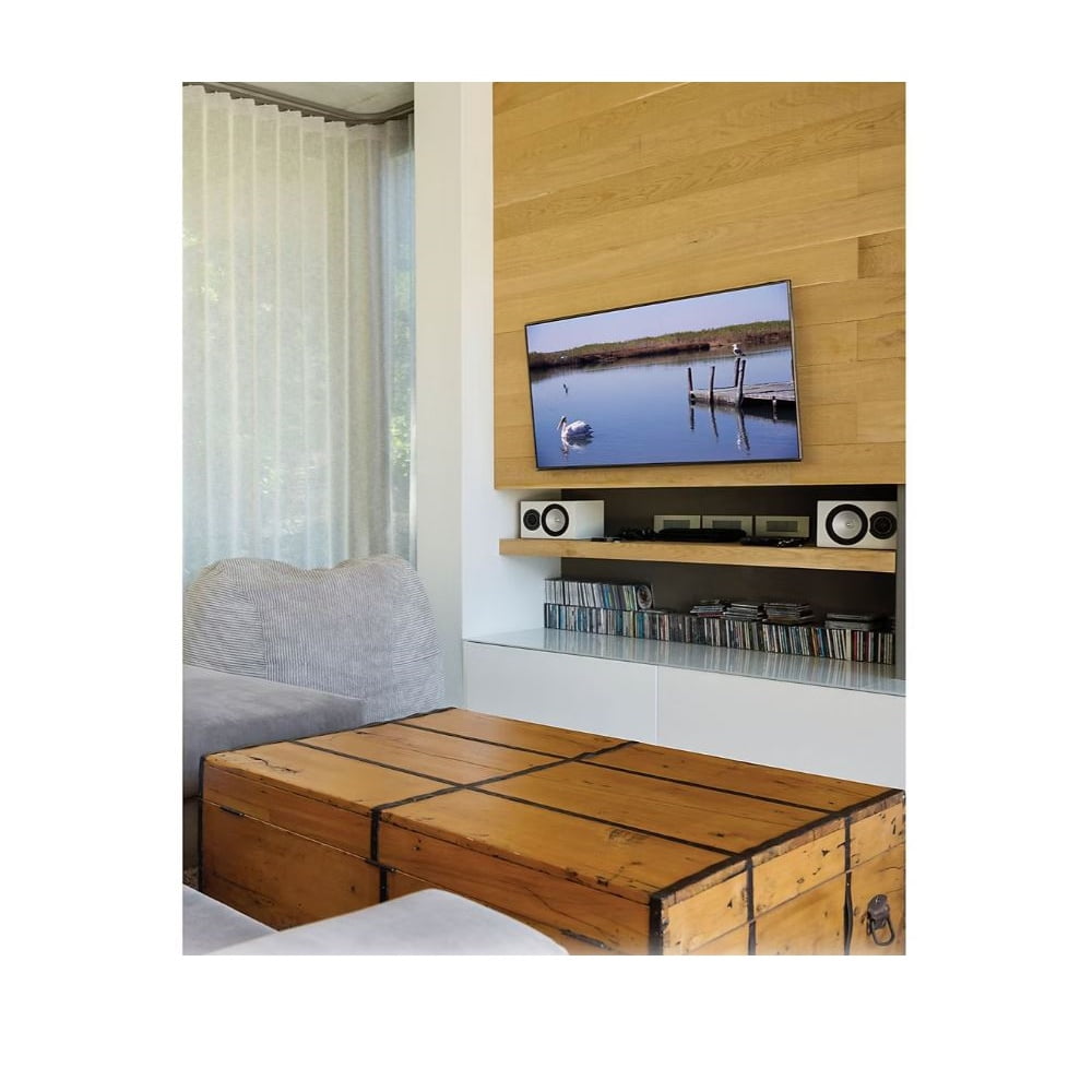 Restored SANUS Decora Tilting Wall Mount for TVs 40"-90" Black, Low profile design places TV just 2" from the wall - DLT1-B1 (Refurbished)