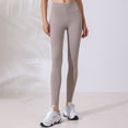 thumbnail image 3 of Mallas deportivas para Fitness, mallas sin costuras para mujer, mallas adelgazantes para correr, entrenamiento, pantalones de cintura alta para gimnasio, Yoga y trotar, 3 of 5