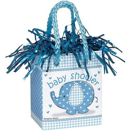 Elephant Baby Shower Balloon Weight, 3 in, Blue, 1ct