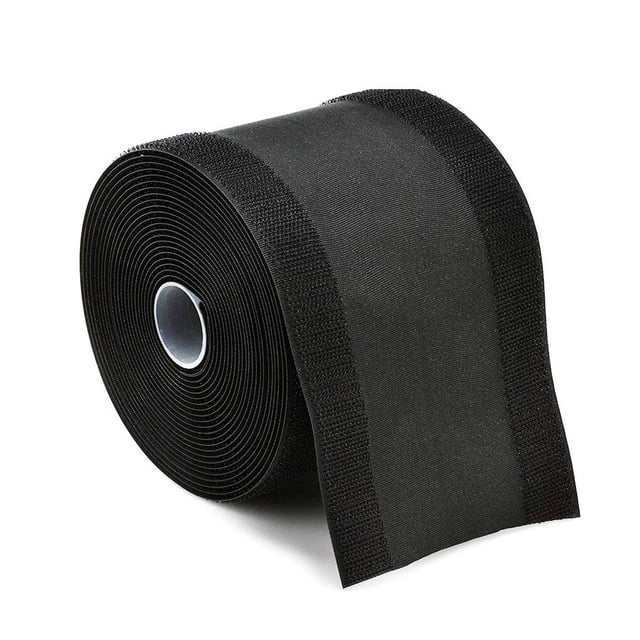 Housse de Câble en Nylon, Protecteur Adhésif pour Fil, Couverture de Sol, Housse de Cordon de Sol, Tube de Gestion Réutilisable pour Cordon, Type de Sol, 1 m, Bande Autocollante
