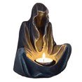 thumbnail image 1 of Fantasma de Halloween Candelero Resina Artesanía Festival Tema para el hogar Suministros para fiestas, 1 of 7